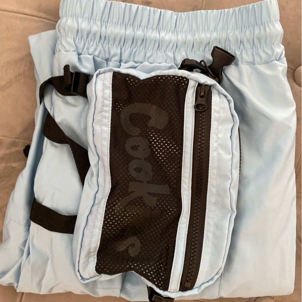 COOKIESSF CARPE DIEM Cargo Pants w/ detachable pack Carolina Blue 2XL